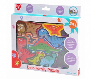 Пазл-головоломка Динозавры (Playgo, Play 1993veg)